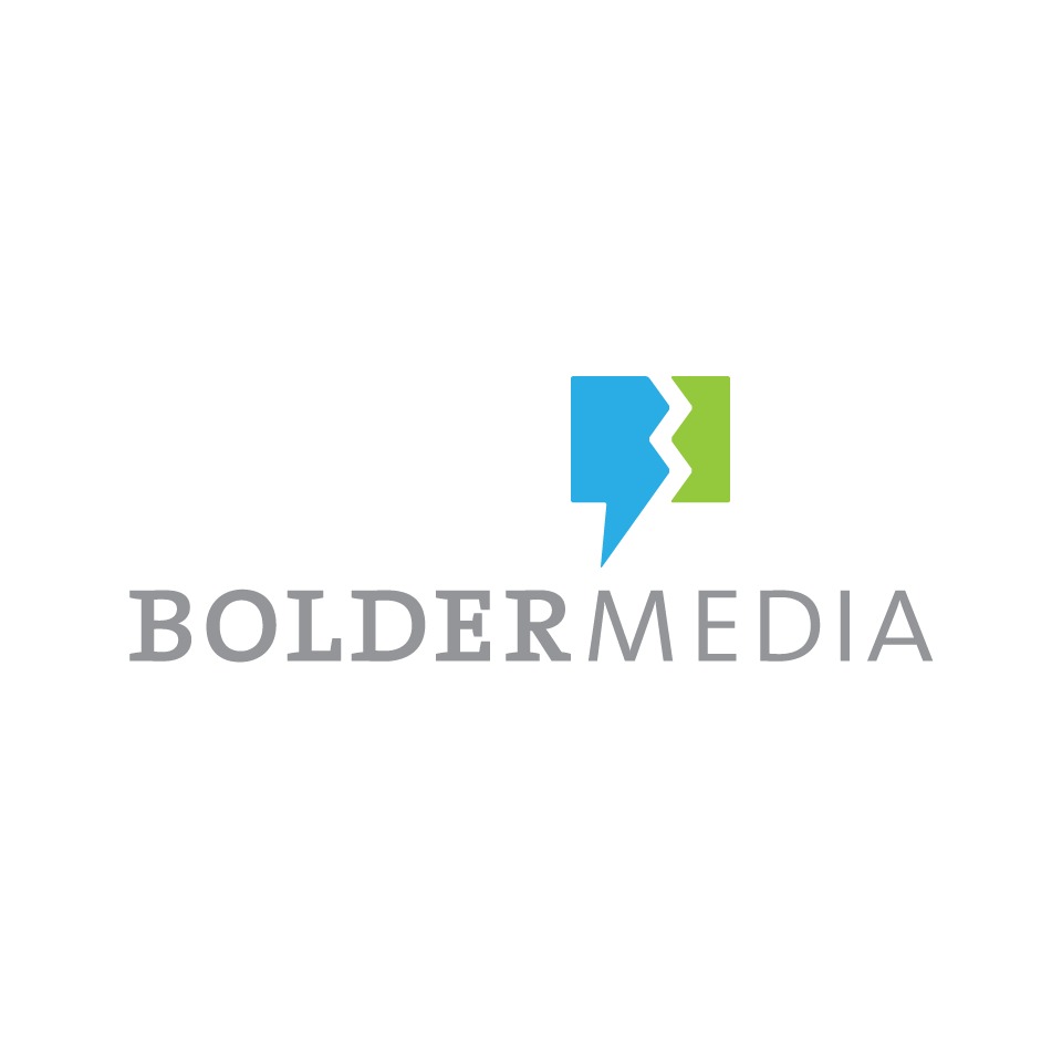 Boulder Media logo design