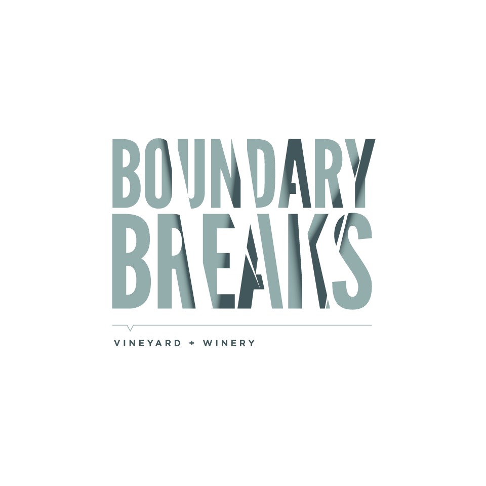 Boundary Breaks Vineyard logo design