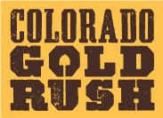 Colorado Gold Rush exhibition logo for History Colorado