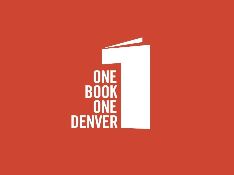One Book One Denver community reading program logo design