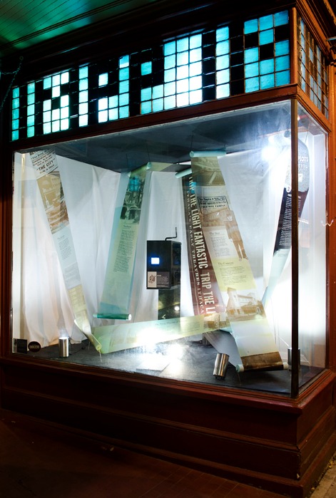 Wharton Studio Museum timeline exhibit