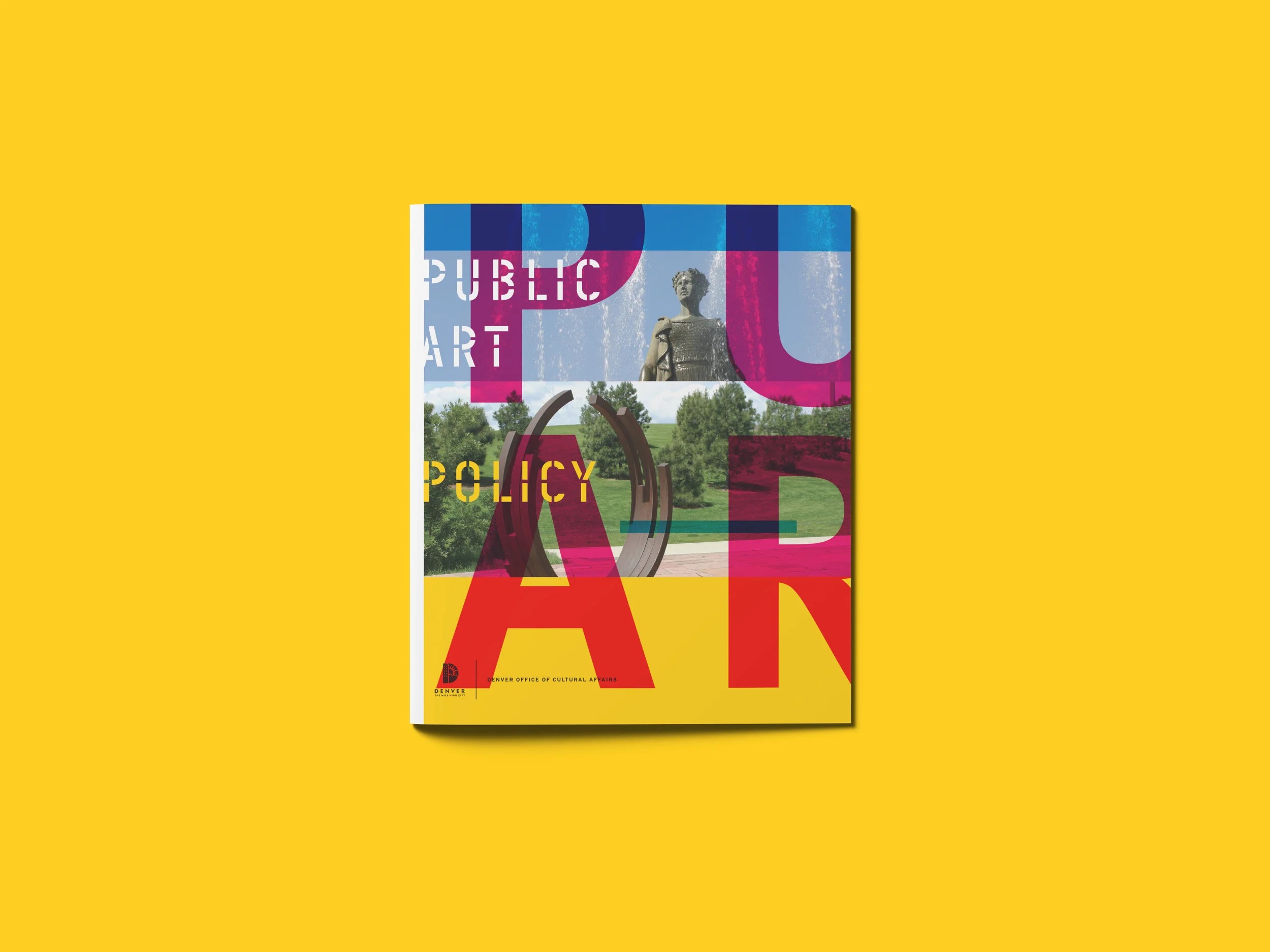 Denver DOCA Public Art Policy document cover design