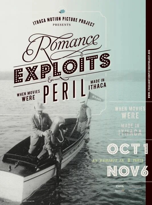 IMPP Romance Exploits and Peril exhibition poster design