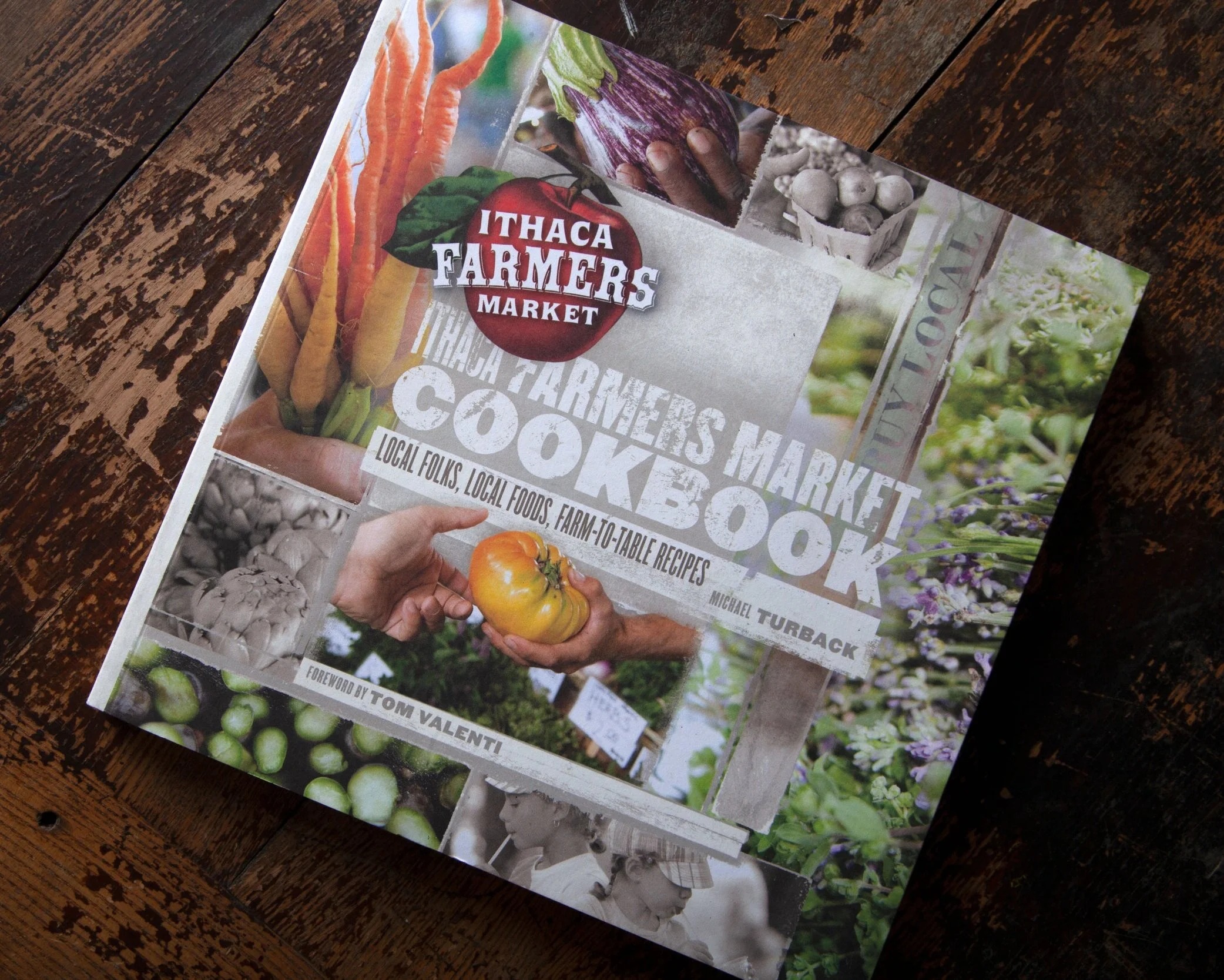 Ithaca Farmers Market cookbook design by Art & Anthropology Press