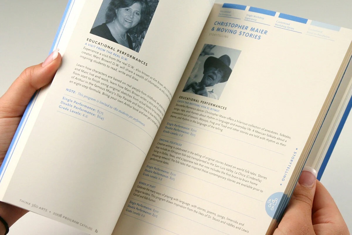 Think360 catalog design